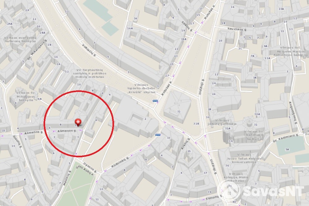 2k butas nuomai Vokiečių g.