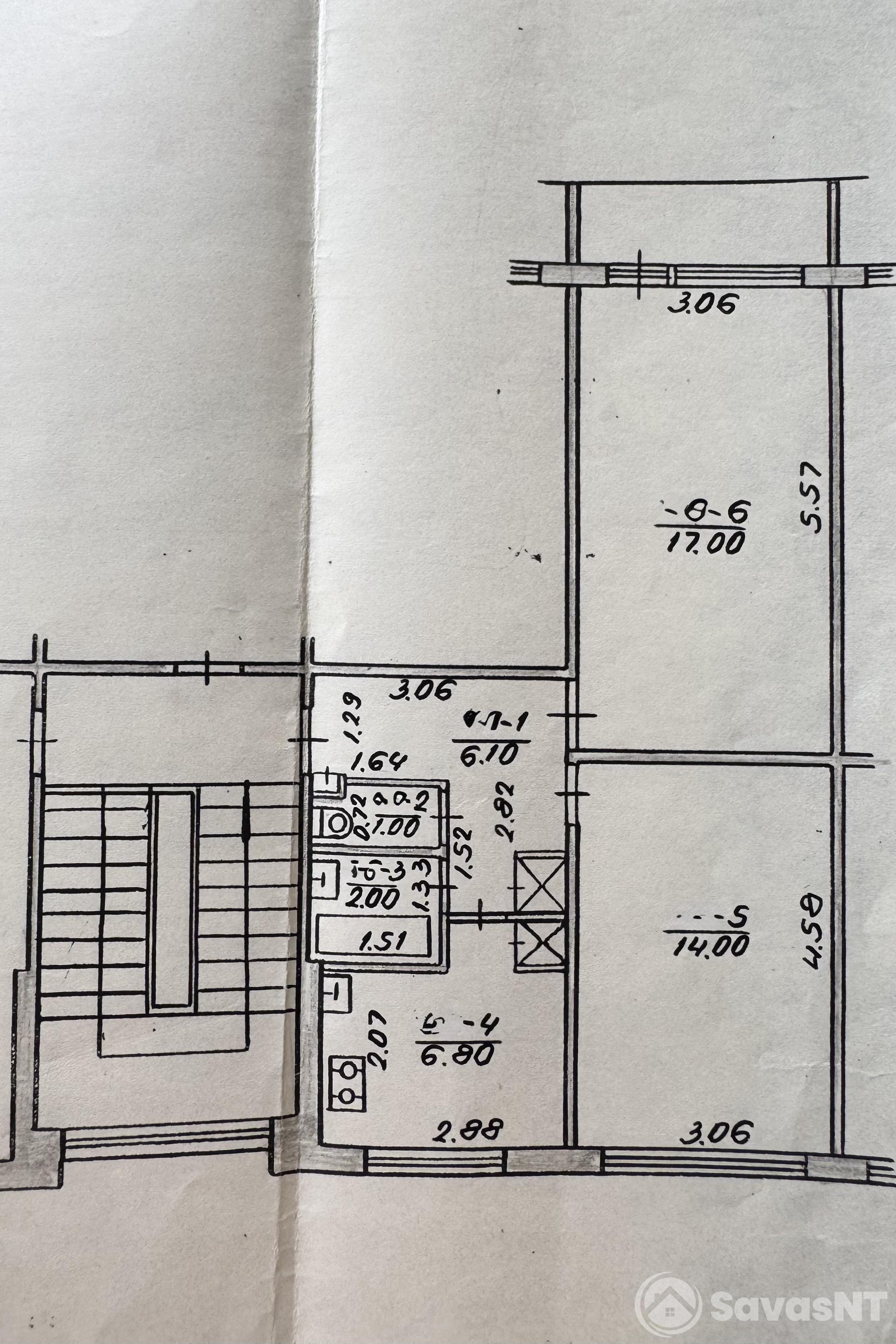 Parduodamas 2 kambarių butas Architektų g.