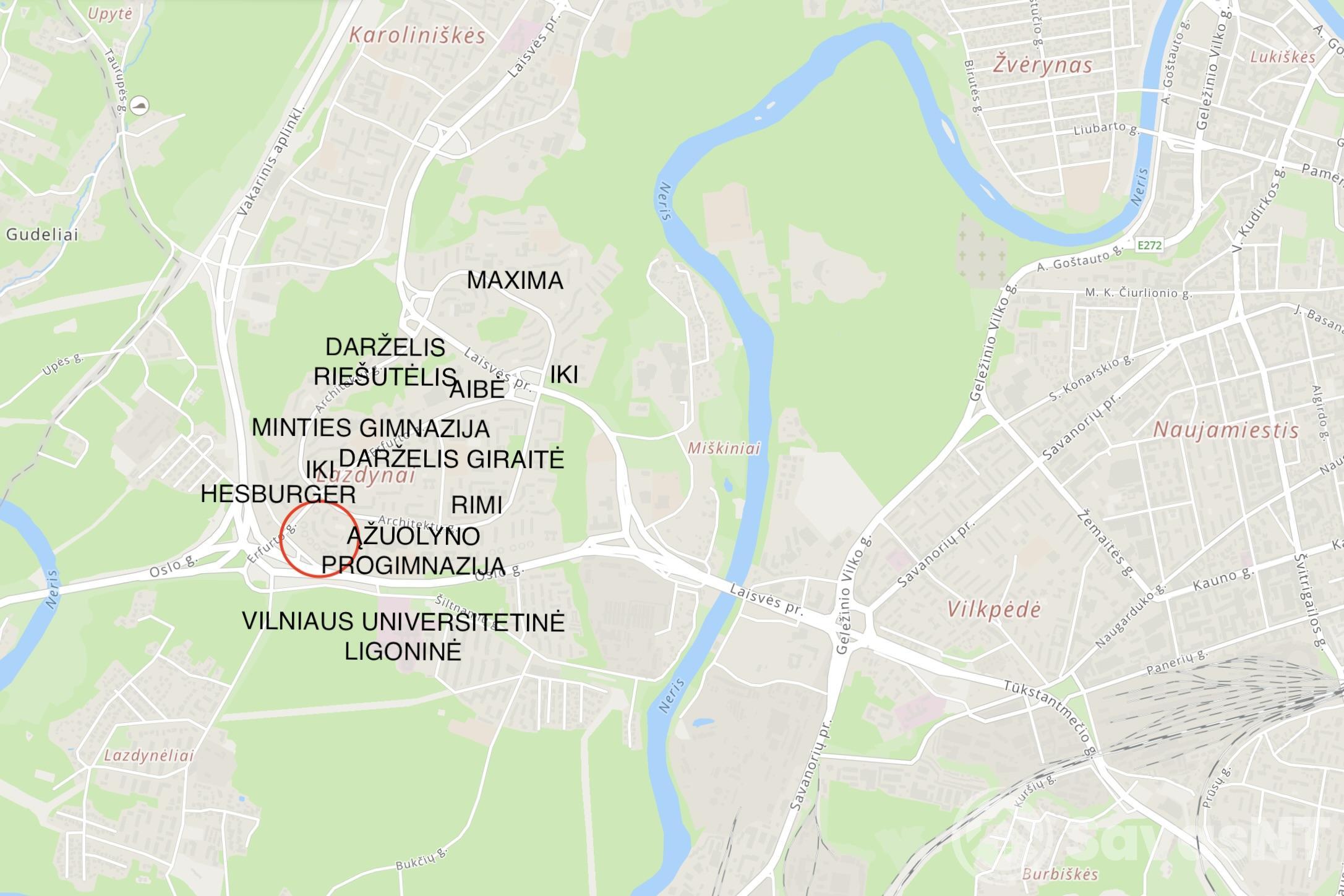 Parduodamas 2 kambarių butas Architektų g.