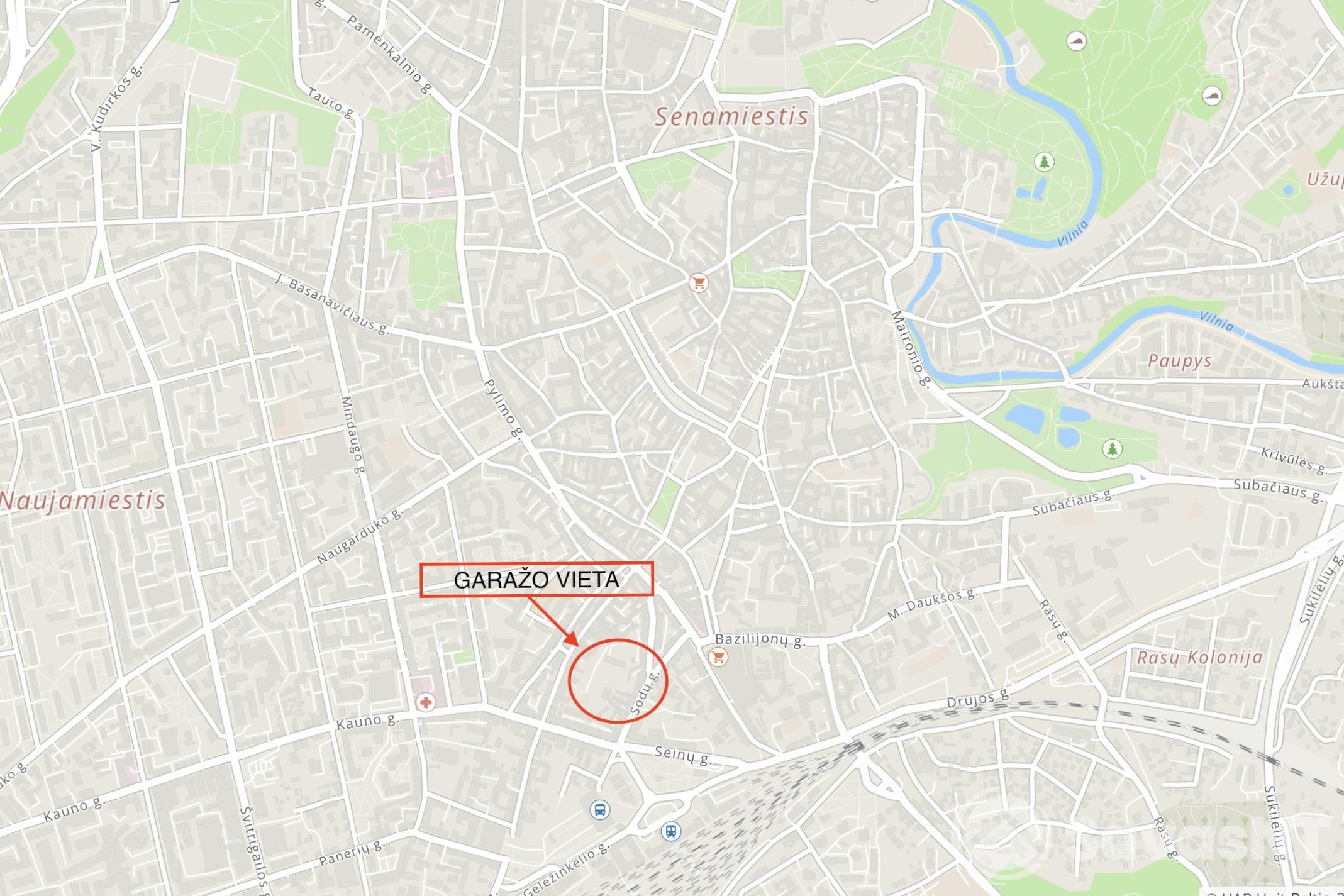 Parduodamas garažas Sodų gatvėje