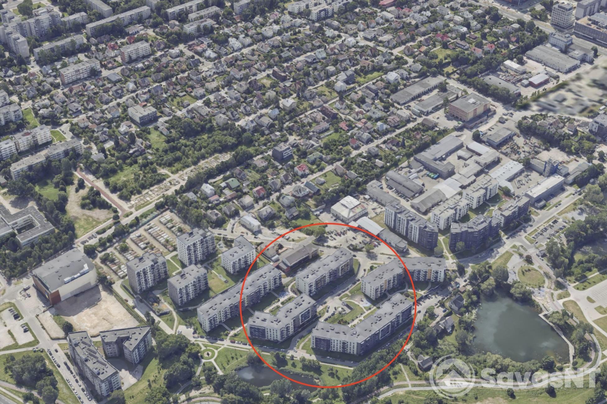 Nuomojamas 1 kambario butas Linkmenų g.