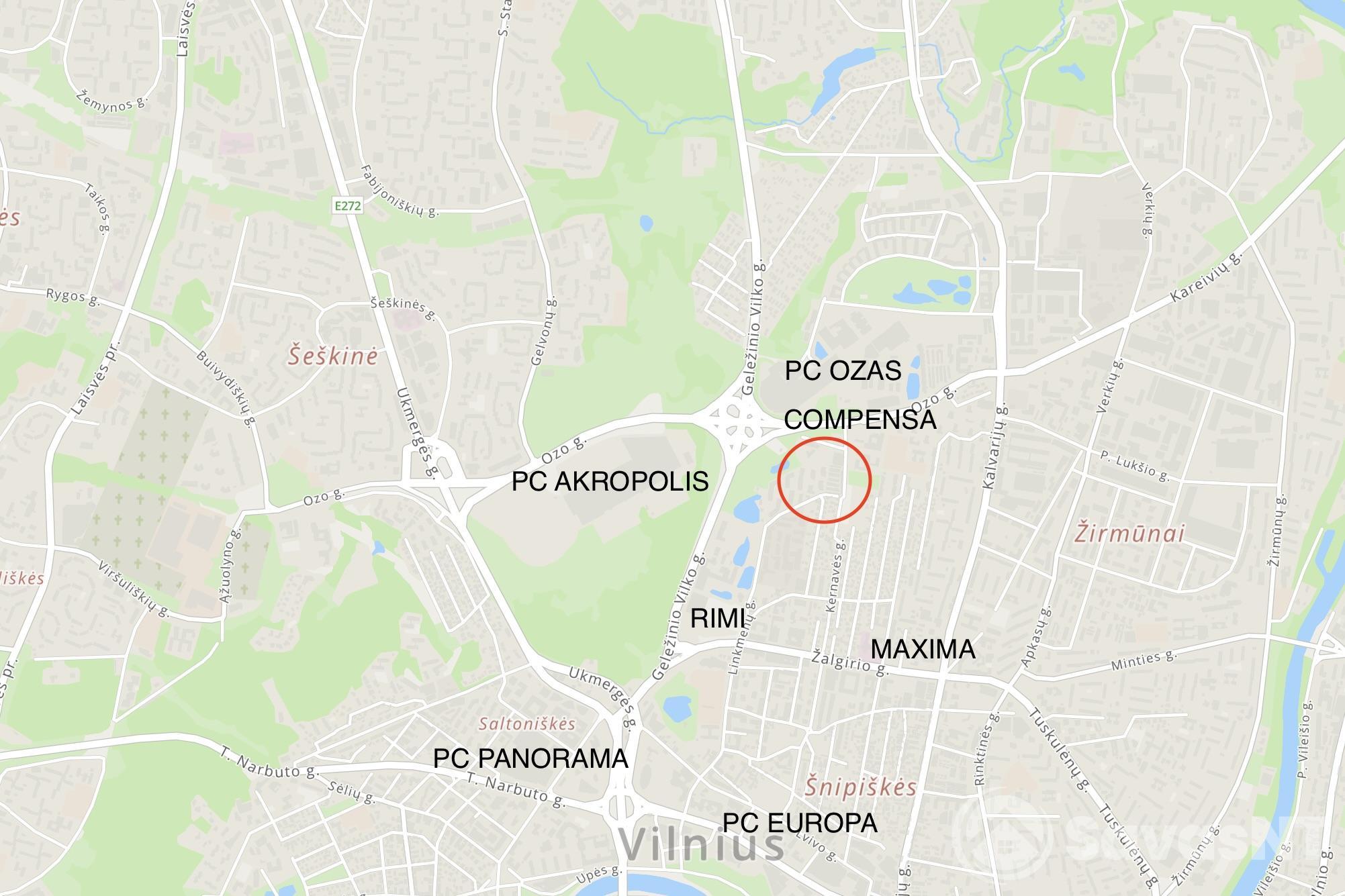 Nuomojamas 1,5 kambario butas Linkmenų g.