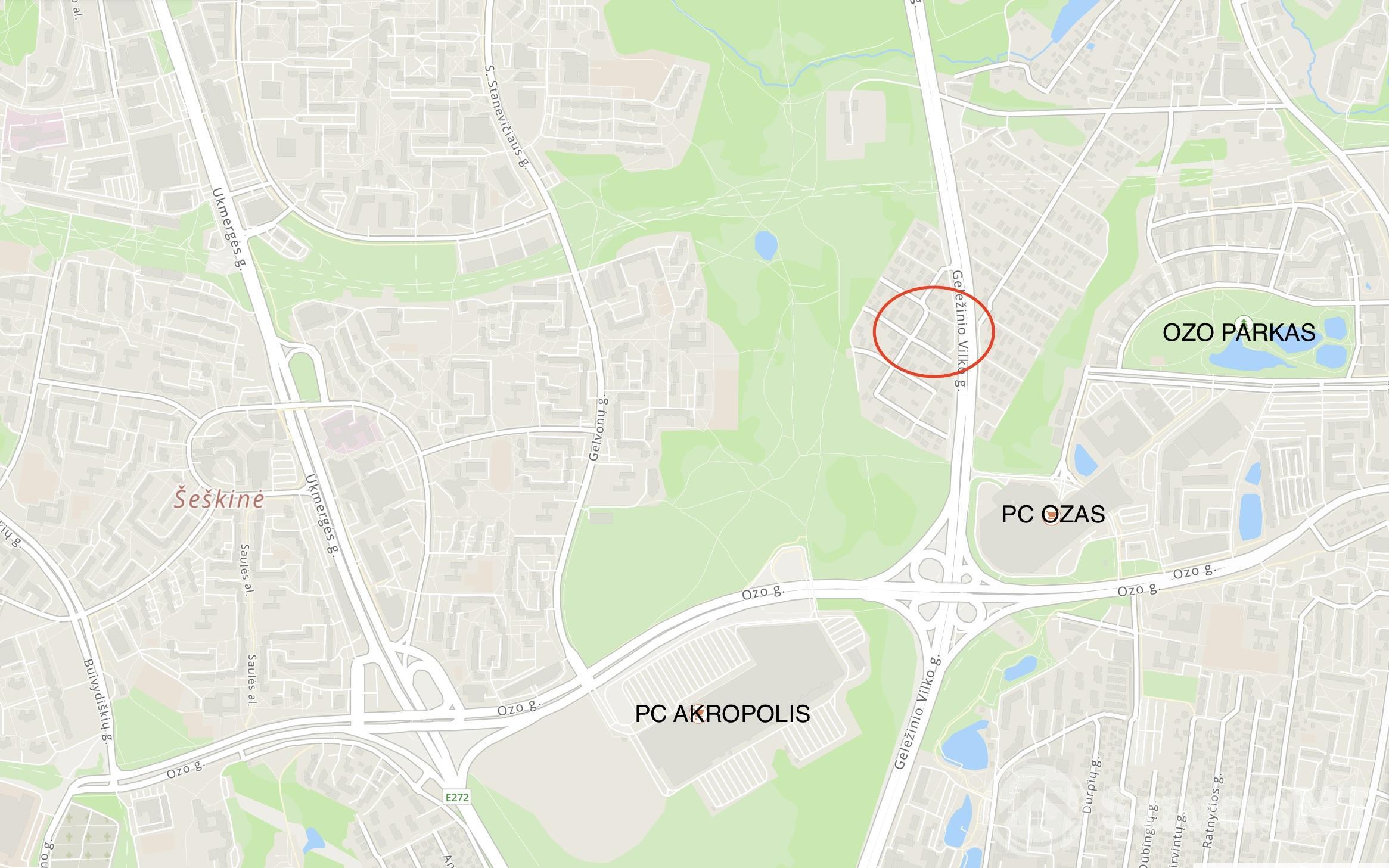 Nuomojamas trijų kambarių butas Šeškinės Sodų gatvėje