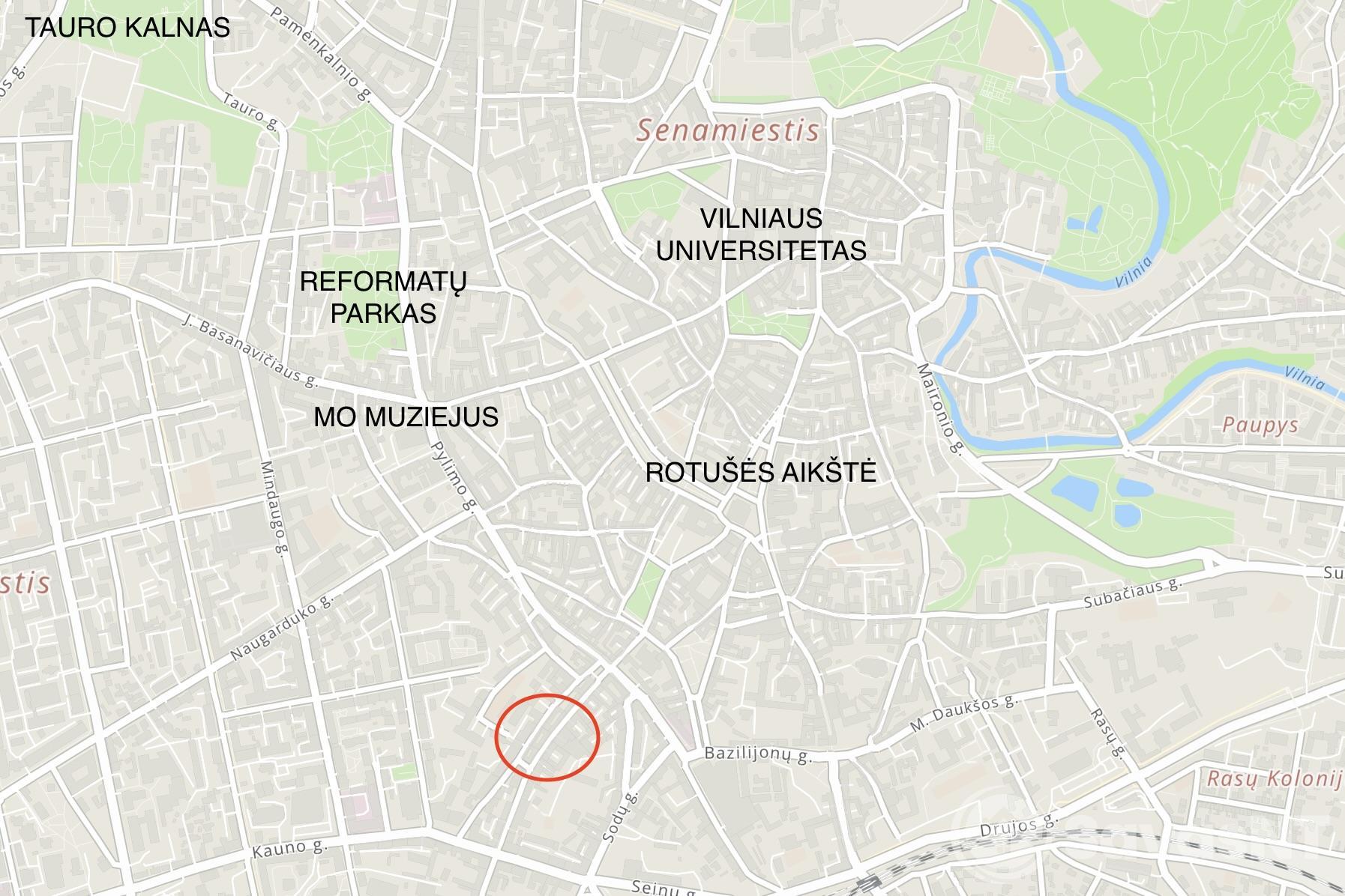 Nuomojamas 2 kambarių butas Šv. Stepono gatvėje