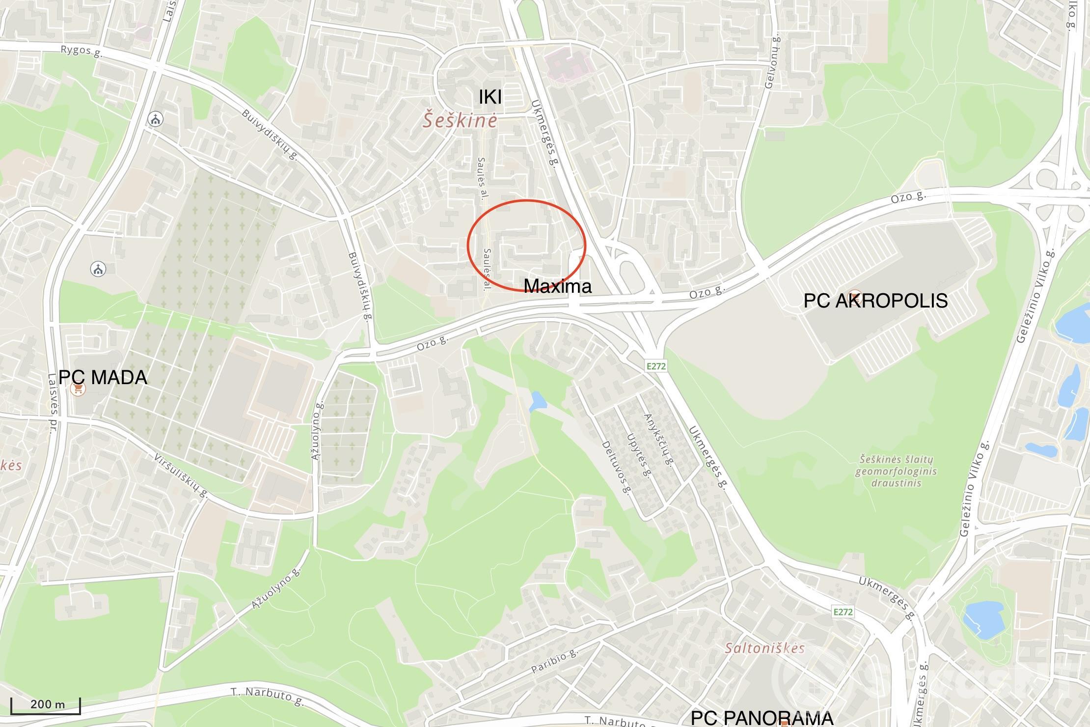 Nuomojamas keturių kambarių butas Ukmergės g.