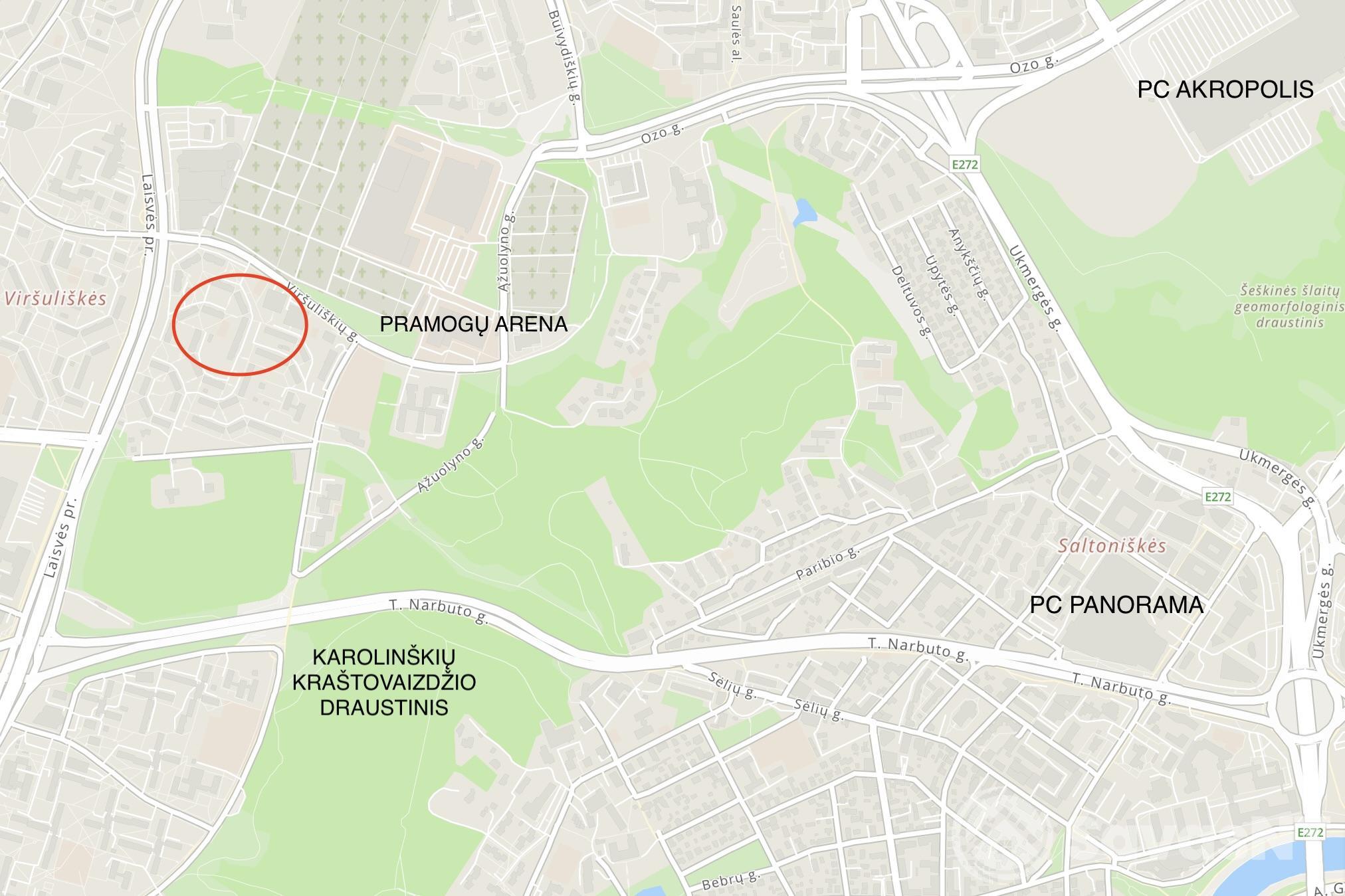 Nuomojamas 2 kambarių butas Viršuliškių gatvėje