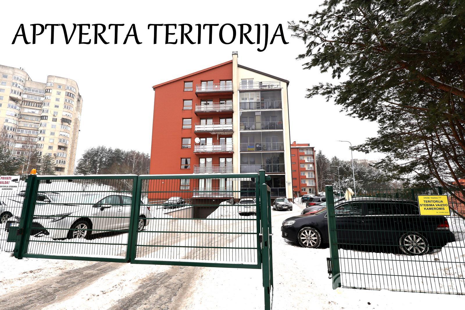 Ateities g. šalia PC Mandarinas nuomojamas trijų kambarių butas