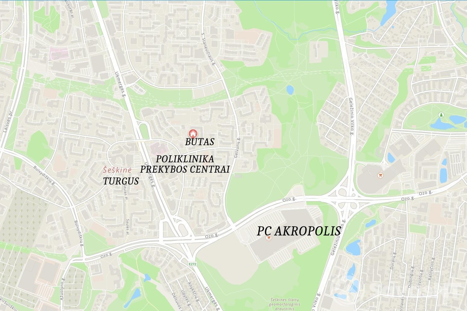 Nuomojamas vieno kambario butas Šeškinėje, Paberžės g.