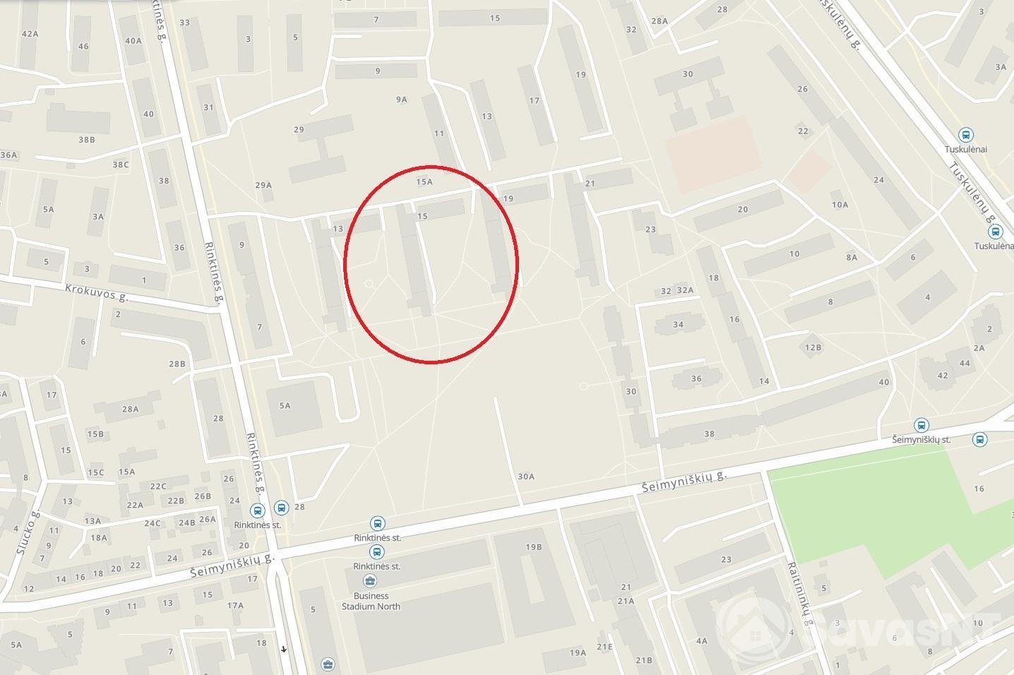 Dviejų kambarių butas Rinktinės g.