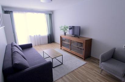 Viršuliškėse nuomojamas naujai suremontuotas dviejų nepereinamų kambarių butas