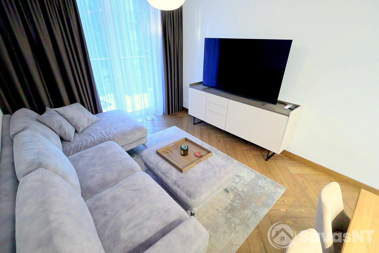 2023 m. statybos "Skvero namų" projekte nuomojamas dviejų kambarių butas Vytenio g.