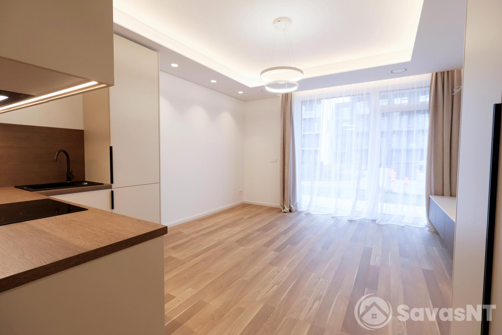 Pilaitėje Vyšnių projekte J. Bertkūno g. parduodamas vieno kambario butas su TERASA