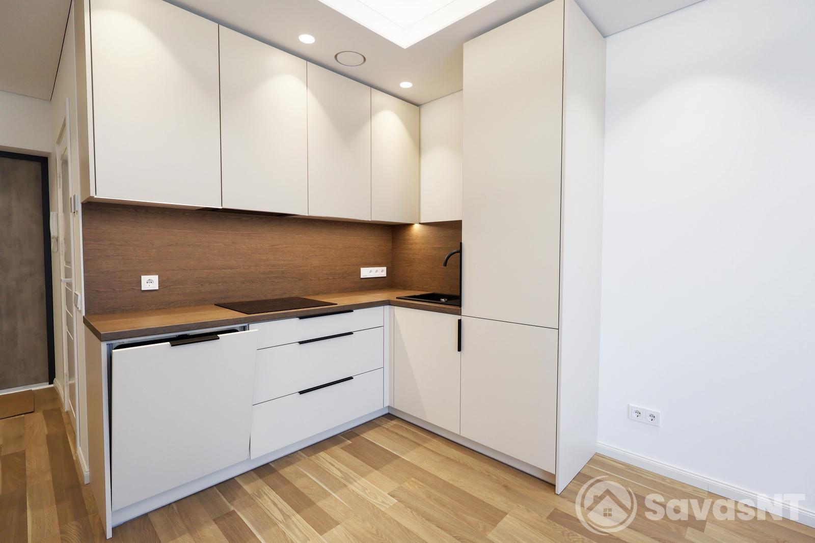 Pilaitėje Vyšnių projekte J. Bertkūno g. parduodamas vieno kambario butas su TERASA