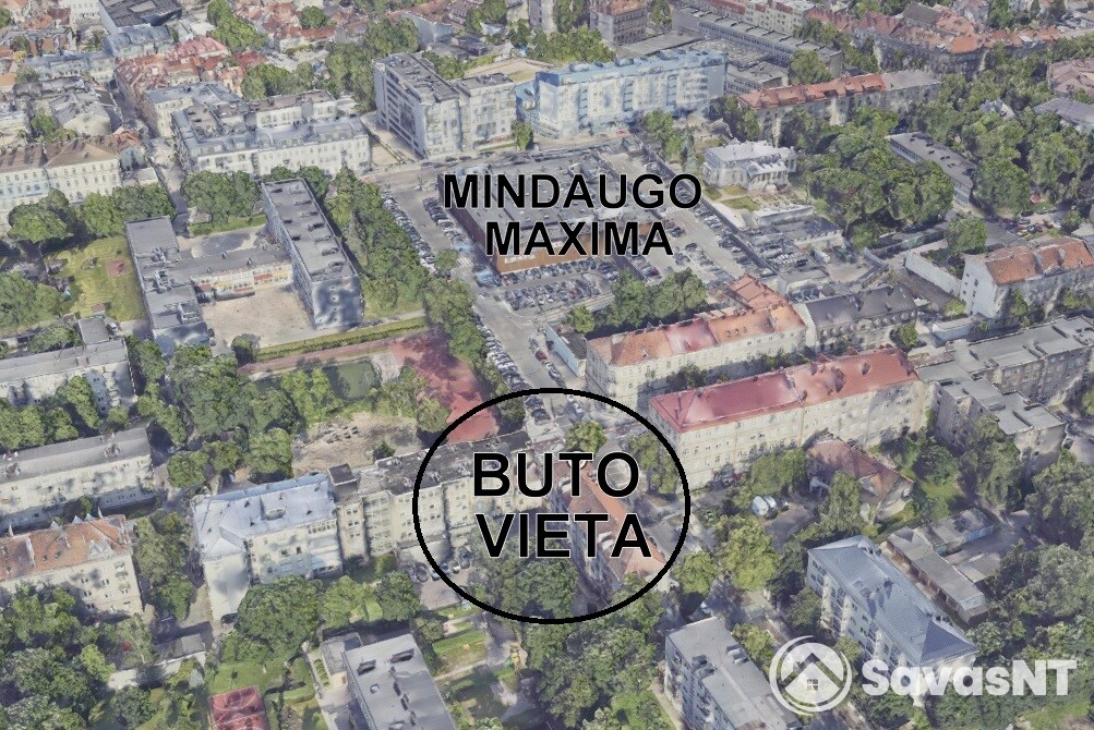 Dviejų kambarių butas šalia MINDAUGO MAKSIMOS