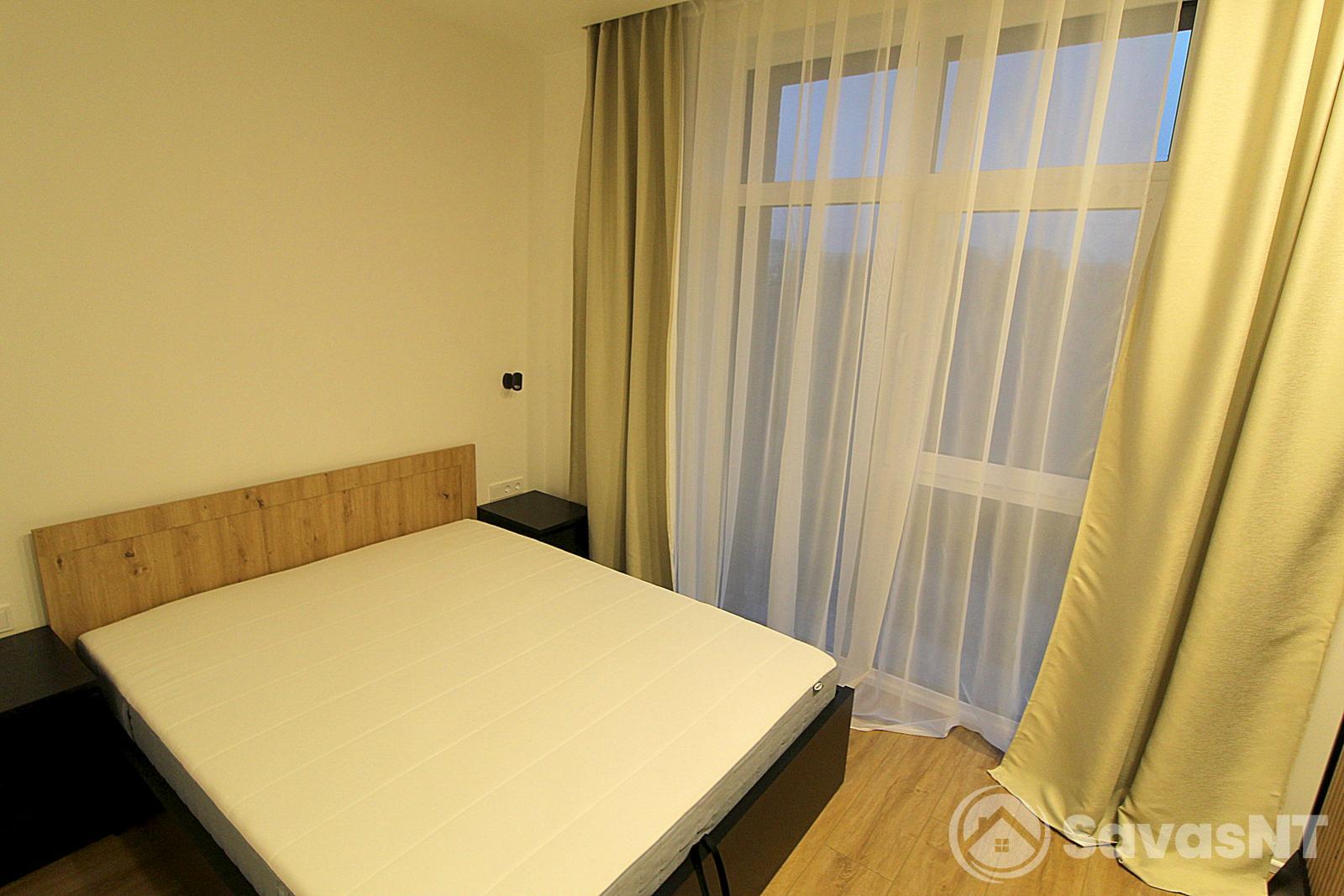 Išnuomojamas naujai įrengtas, dar negyventas 2 kambarių butas su parkavimo vieta Justiniškėse Mozūriškių g.