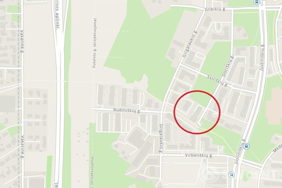 Nuomojams vieno kambario butas Dociškių g.