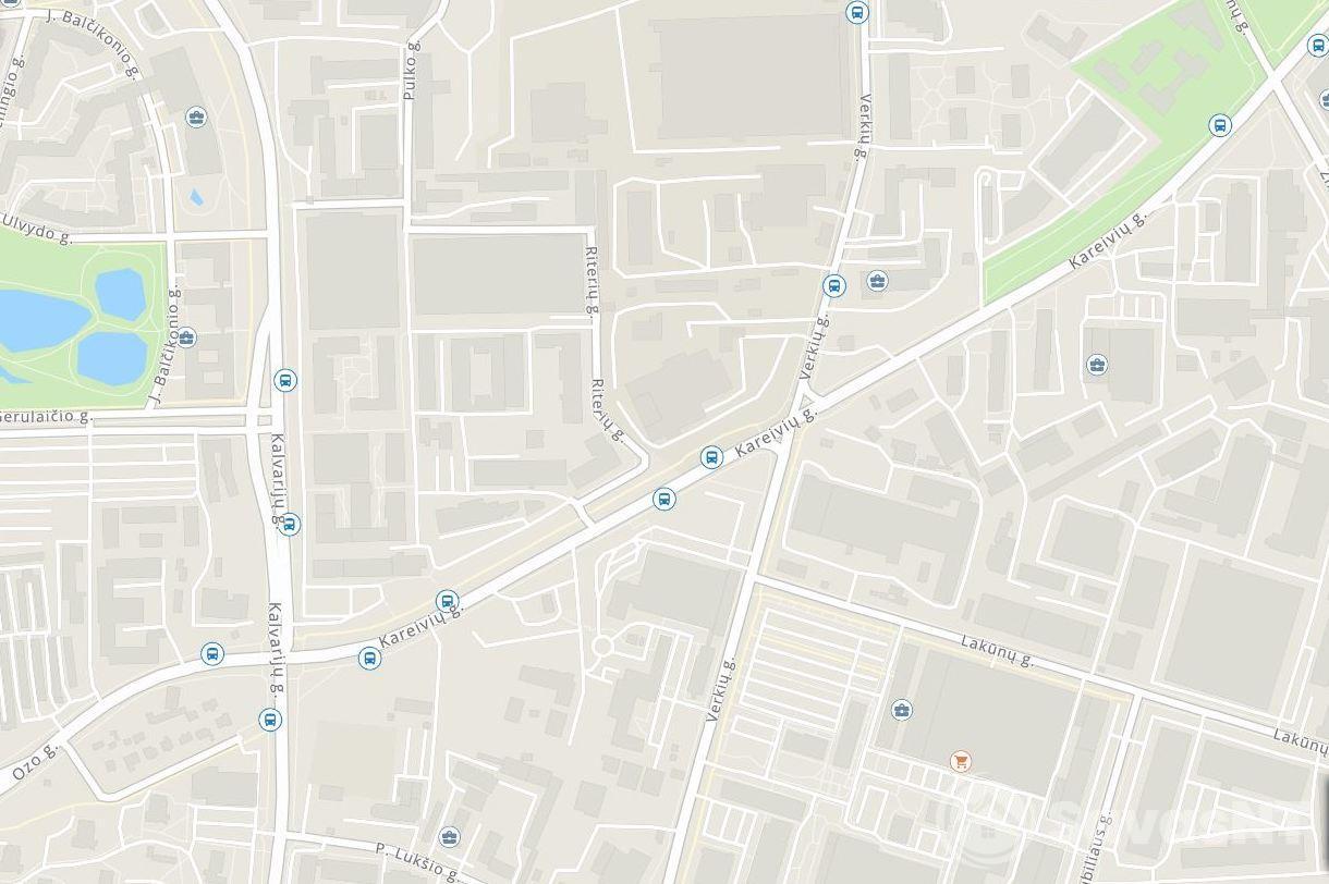 Nuomojamas dviejų kambarių butas Riterių g.