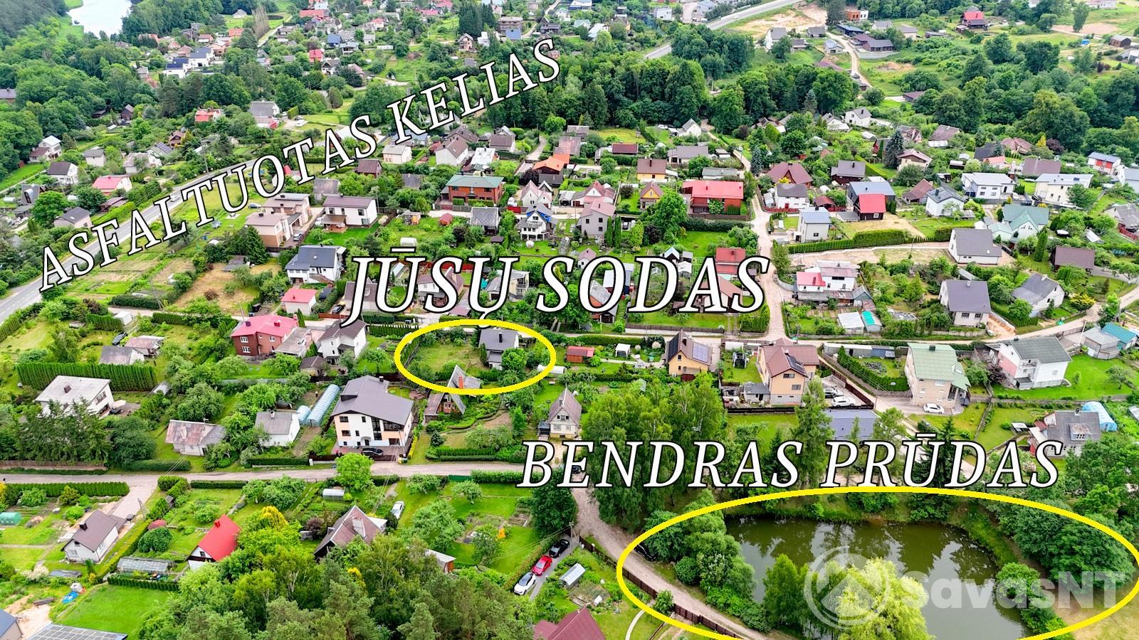 Europos parko g. parduodamas sodo namas su 5,13 arų sklypu