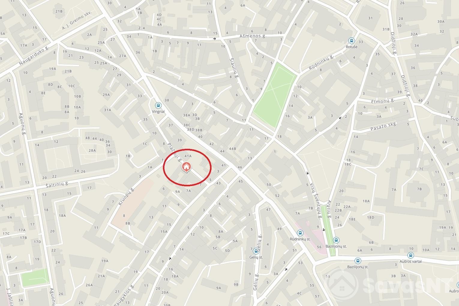 Nuomojamas 2k. Plačioji g. 4