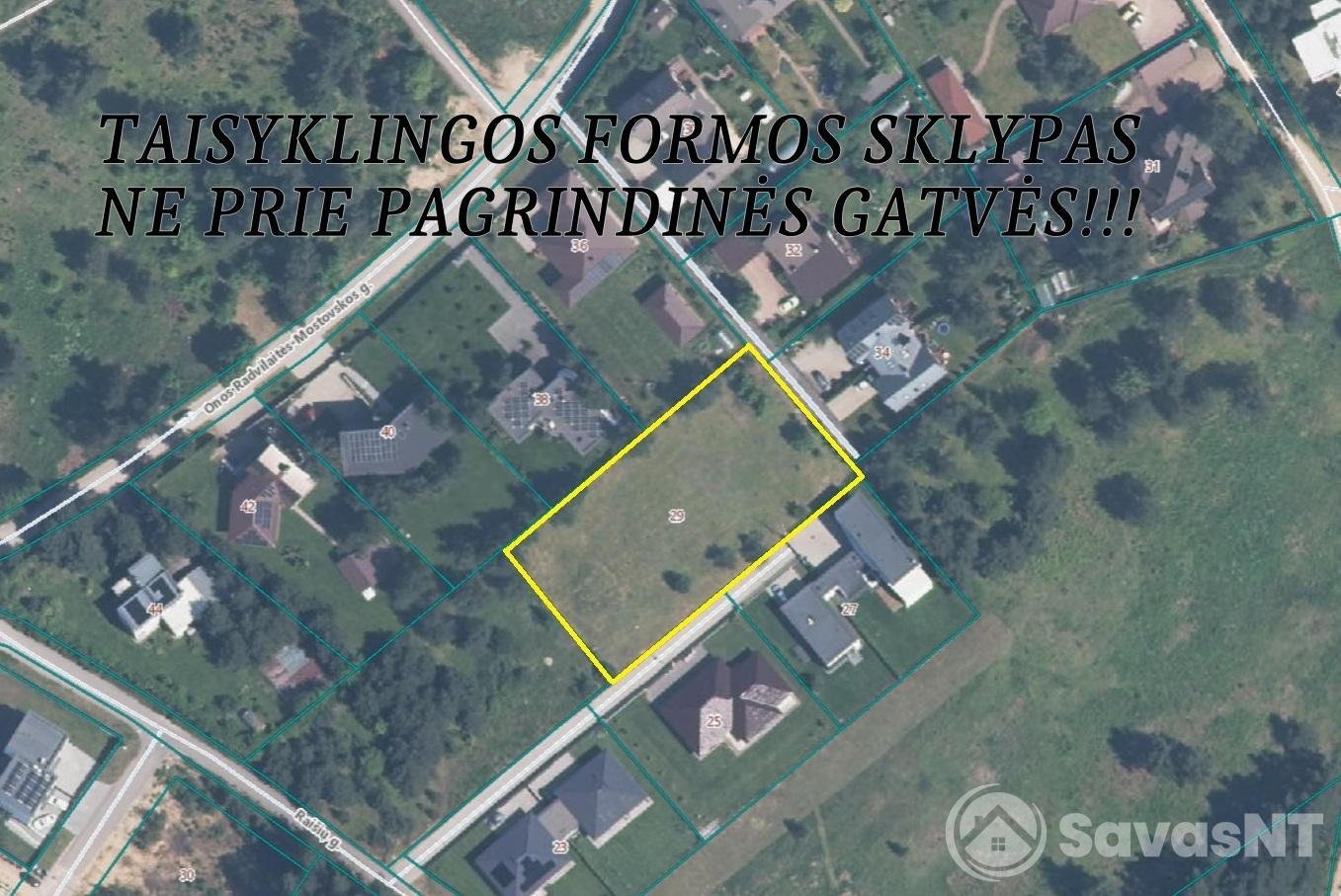 Parduodamas 25 arų NAMŲ VALDOS sklypas Zujūnų sen. Dvarykščių k.