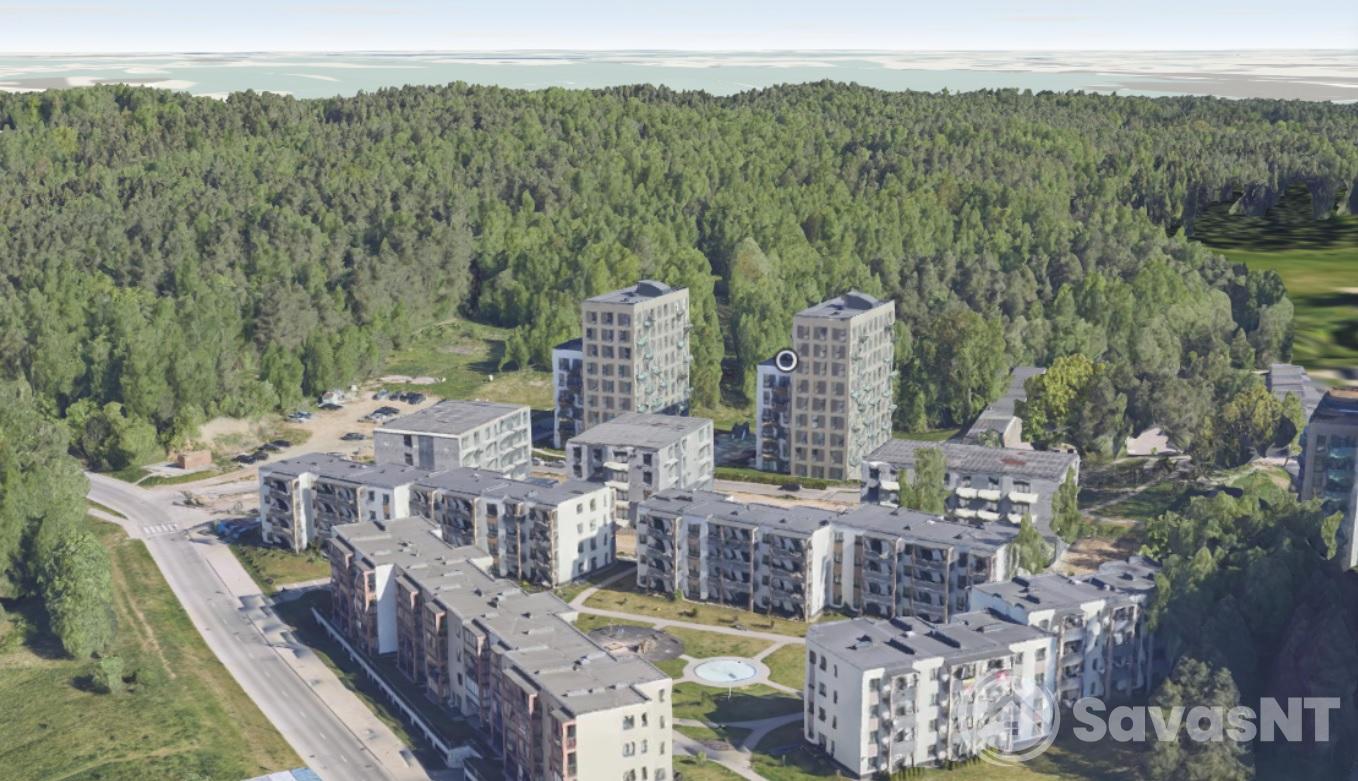 Verkiuose, NAUJOS STATYBOS NAME išnuomojamas erdvus ir jaukus, KOKYBIŠKAI ĮRENGTAS  1  kambario 30 kv.m. butas