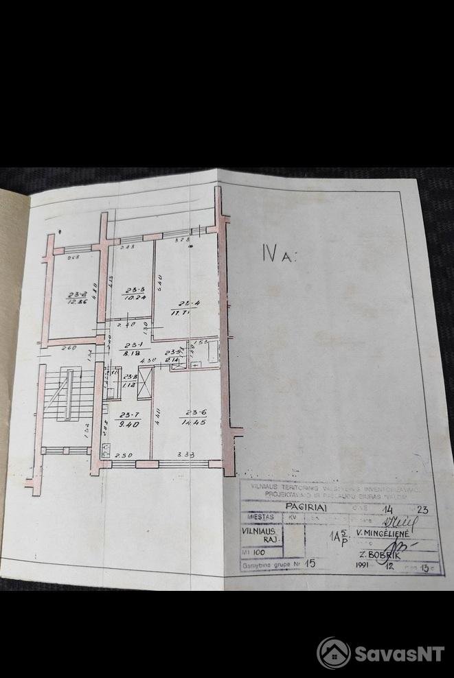 Vilniaus rajone, Pagiriuose parduodamas 4 ATSKIRŲ/NEPEREINAMŲ kambarių butas