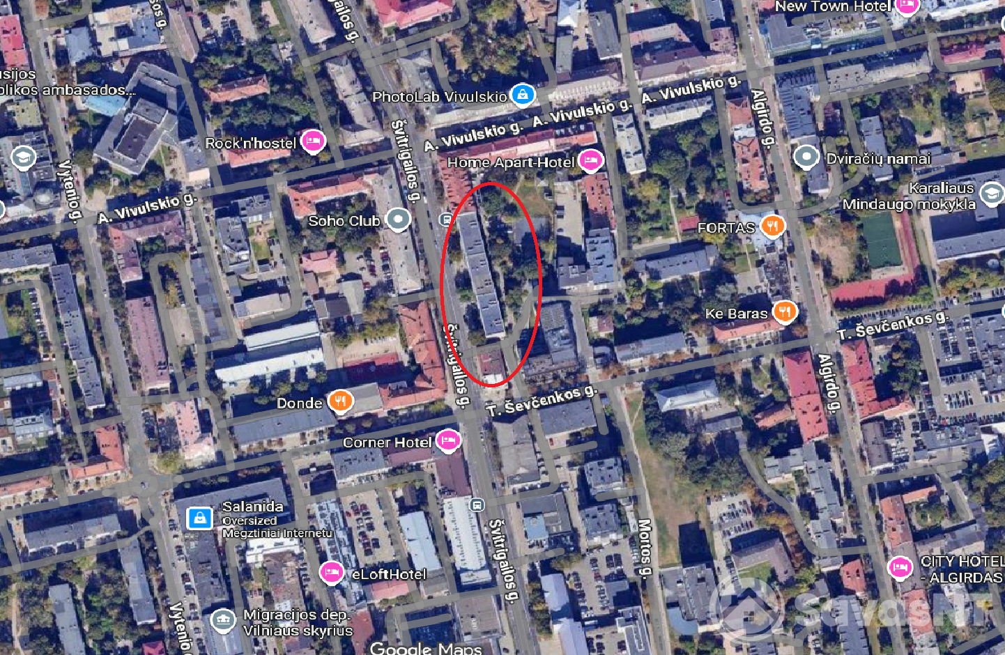 Nuomojamas Stilingas ir Jaukus 2 kambarių 48.kv.m butas Švitrigailos g., Naujamiestyje.