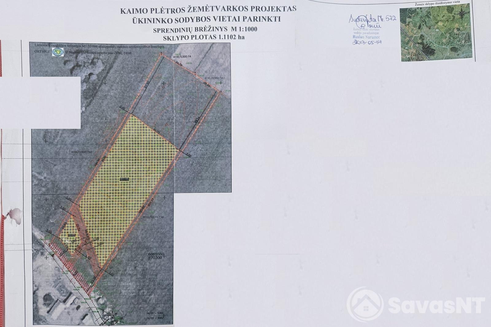 Geroje vietoje, Vaivadiškių k., Zujūnų sen. parduodamas 1,11 ha Žemės ūkio paskirties sklypas.