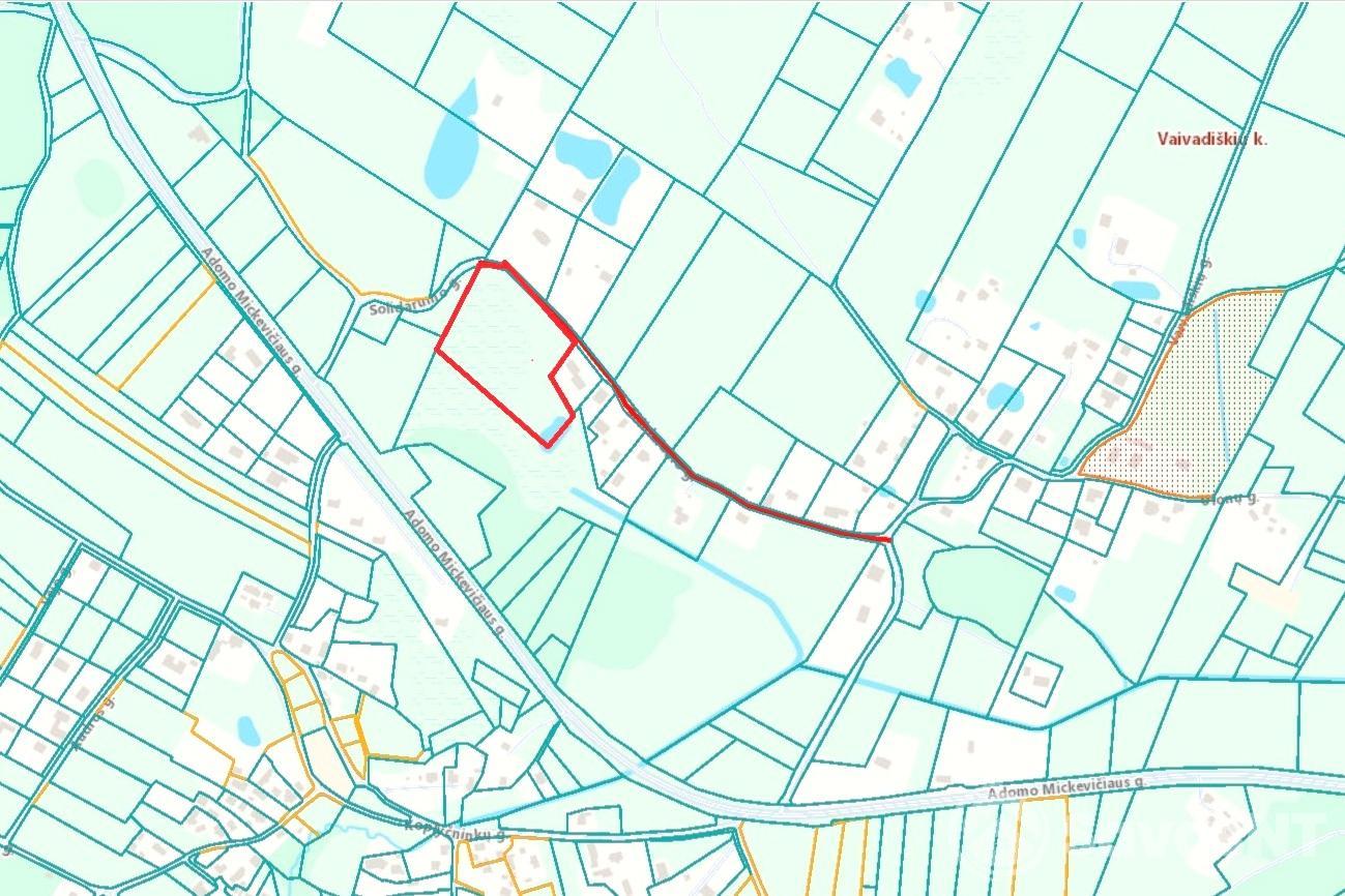 Geroje vietoje, Vaivadiškių k., Zujūnų sen. parduodamas 1,4 ha Žemės ūkio paskirties sklypas.