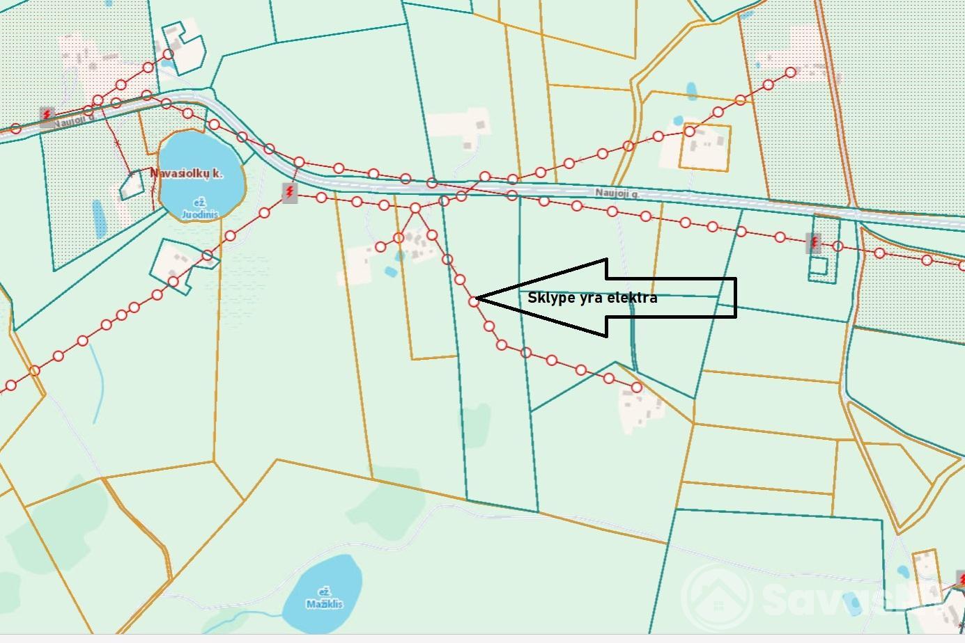 Parduomas žemės ūkio  paskirties sklypas Naujoji g.22.