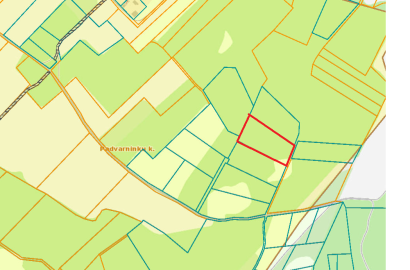Vilniaus r.savivaldybėje.,Rukainių sen., Padvarininkų kaime parduodamas 1 ha Žemės ūkio sklypas  sklypas.