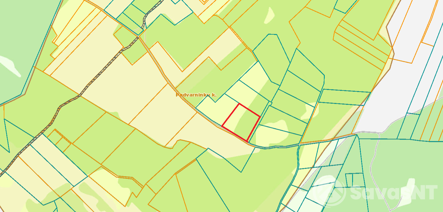 Vilniaus r.savivaldybėje.,Rukainių sen., Padvarininkų kaime parduodamas 1 ha Žemės ūkio sklypas  sklypas.